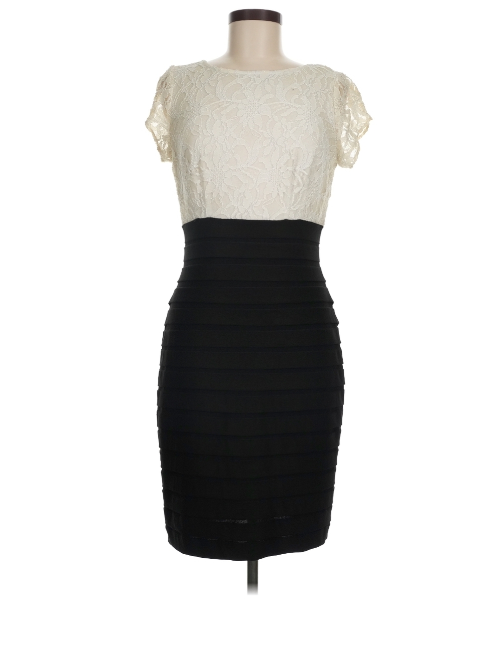 Simply Liliana Lace Top Cocktail Dress